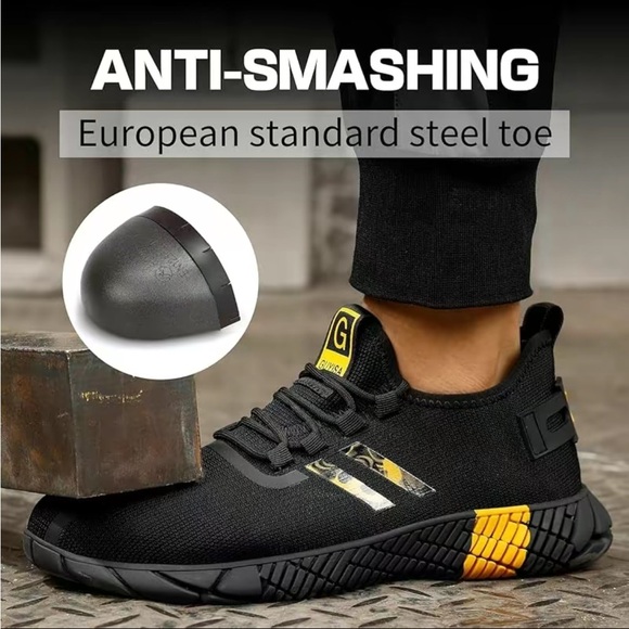 Steel toe shoes for work. New in box mens 11 - Picture 2 of 7